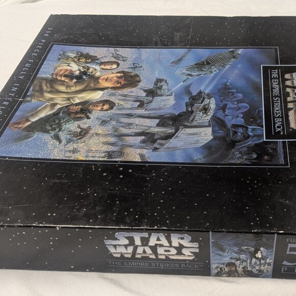 Vintage Sealed Star Wars Empire Strikes Back Puzzle Milton Bradley - Picture 2 of 3